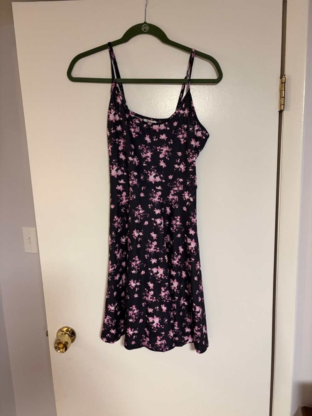 Black & Pink Floral sundress Dress